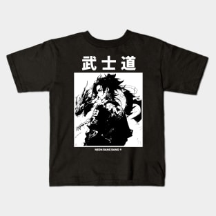 Japanese Samurai Warrior Anime Streetwear #3 Kids T-Shirt